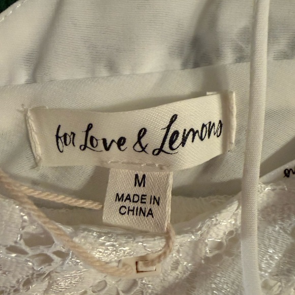 For Love and Lemons Frances Puff Sleeve Mini - Picture 6 of 6